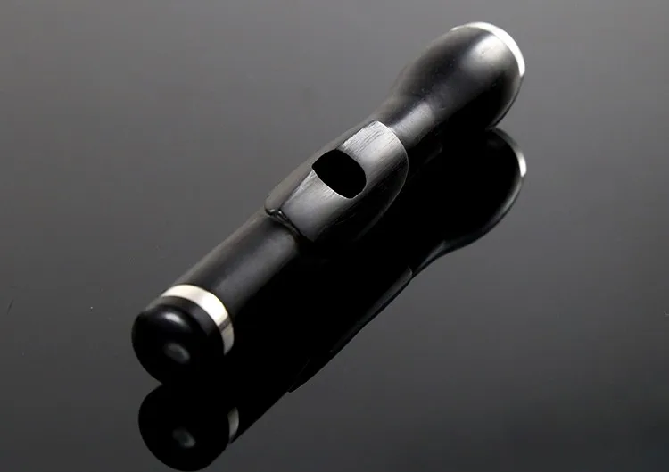 Roffee wood wind musical instrument Ebony body Cupronickel Key Silver plated ebony wood Mouthpiece Piccolo