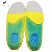 SexeMara силиконовые стельки ортопедическая стелька-ступинатор для обуви спортивная вставка для бега
