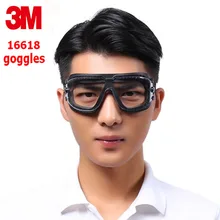 3M 16618 защитные очки Подлинная безопасность 3M защитные очки анти-дым пыленепроницаемый анти-туман езда спортивные очки Безопасность