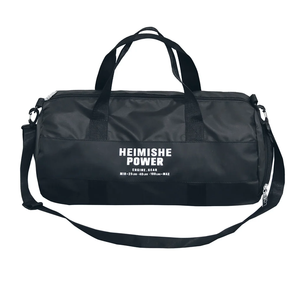 Nylon Gym Bags Men Sports Fitness Pack Cylinder One Shoulder Sport Bag Women's Handbags Travel