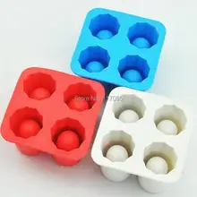 Горячее предложение только крючок партия Пейте льда лоток Прохладный Форма Ice Cube Замораживание Mold льда плесень вы можете съесть чашки 4 чашки лед чашки плесень