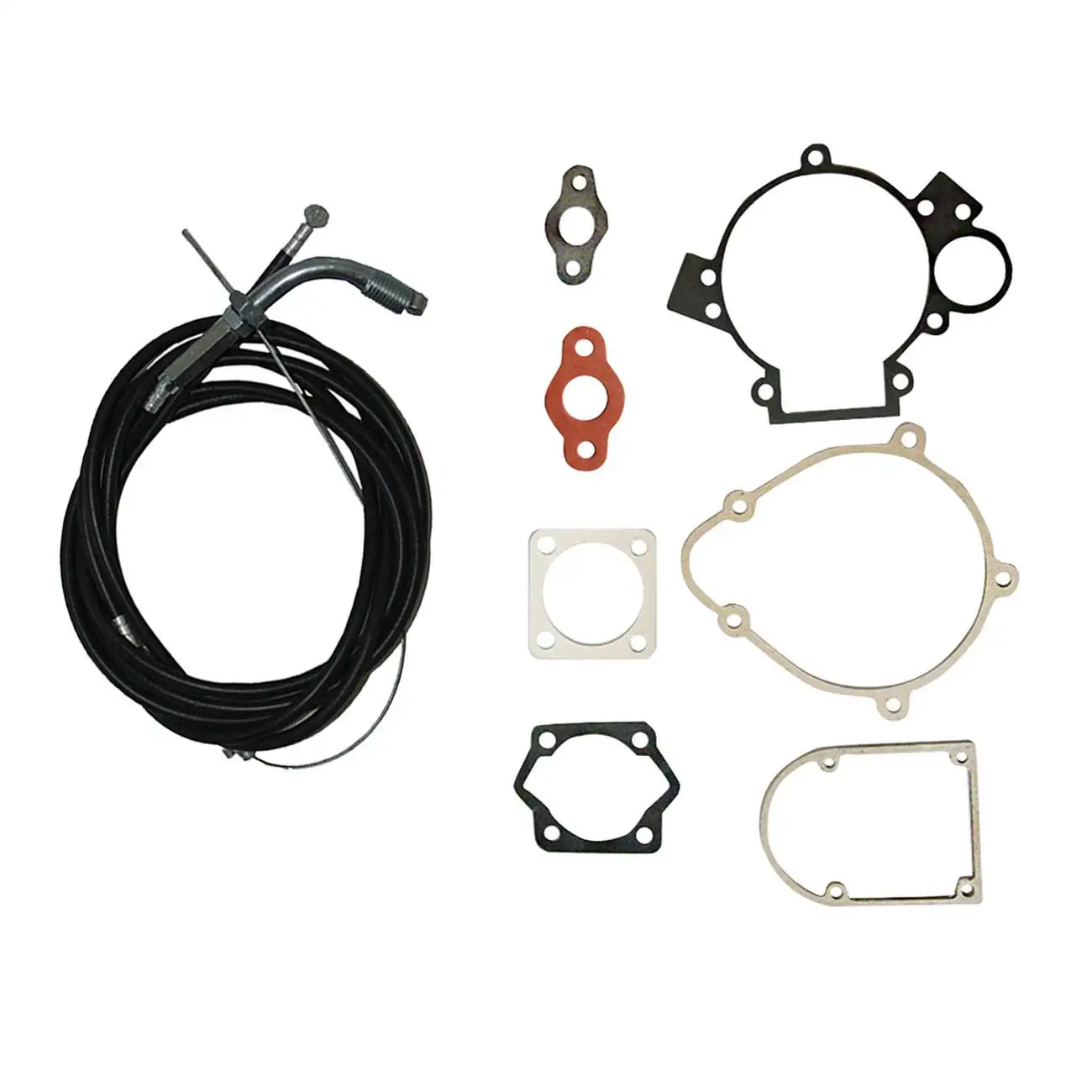 Throttle Cable Clutch Cable& Gasket For 66cc 80cc Motorized Bicycle