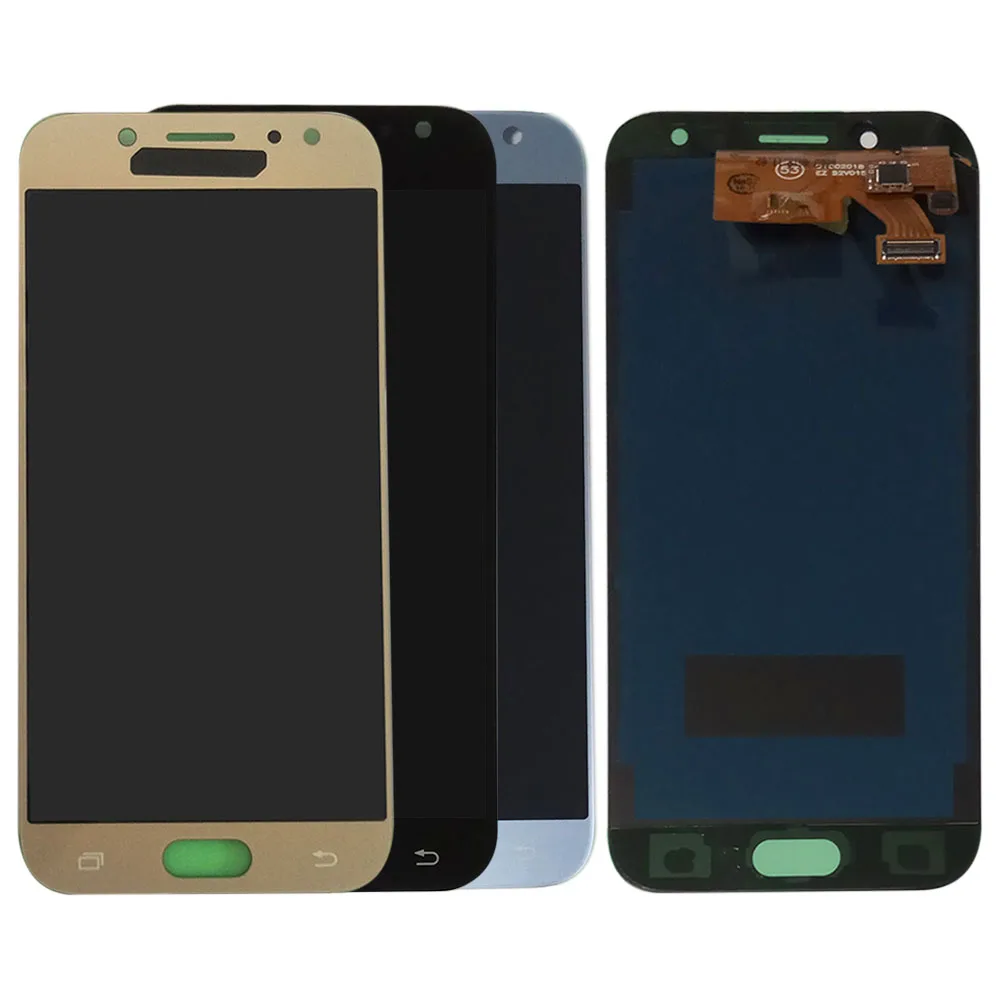 Adjust AMOLED/TFT Screen For Samsung GALAXY J5 2017 J530 Display J530F LCD SM-J530FM Touch Digitizer Glass Assembly J5 2017 LCD