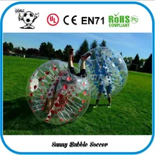 Хорошо продано хорошее качество 1,5 м надувной шар для игры в футбол, пузырь футбол, Зорб мяч, бумперз, человек хомяк мяч