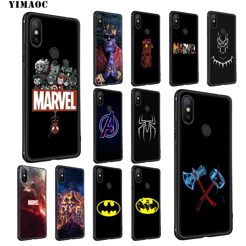 Yimaoc с рисунком мстители от Marvel мягкий чехол для Xiaomi mi 9T 9 8 Se 6 MAX 3 A1 A2 Lite CC9E CC9 6X 5X