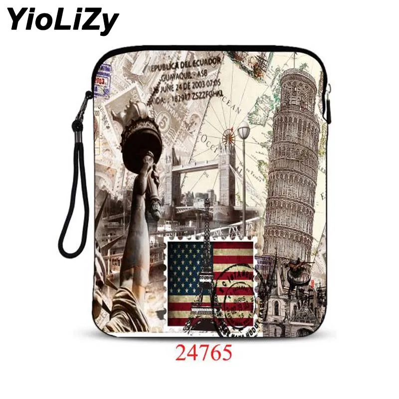

customize wolf print 9.7 tablet bag Cover notebook protective sleeve laptop Case pouch For iPad Air 2 for ipad pro 9.7 IP-24765