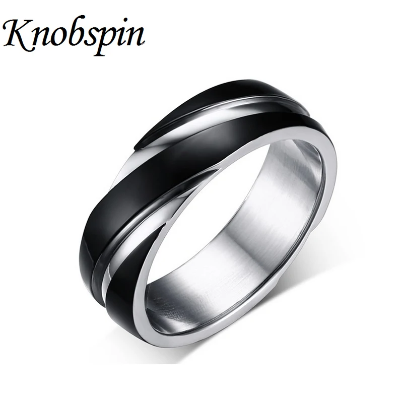 

Titanium Steel Rings For Men fashion Male Wedding Ring Jewelry Gift Unique Striped Designed alliance Accessories wholesale