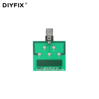 

DIYFIX Professional Charging Dock Flex Test Repair Tools For iPhone X 8 8 Plus 7 6 6s Plus For Micro Android Phone Testing Tool