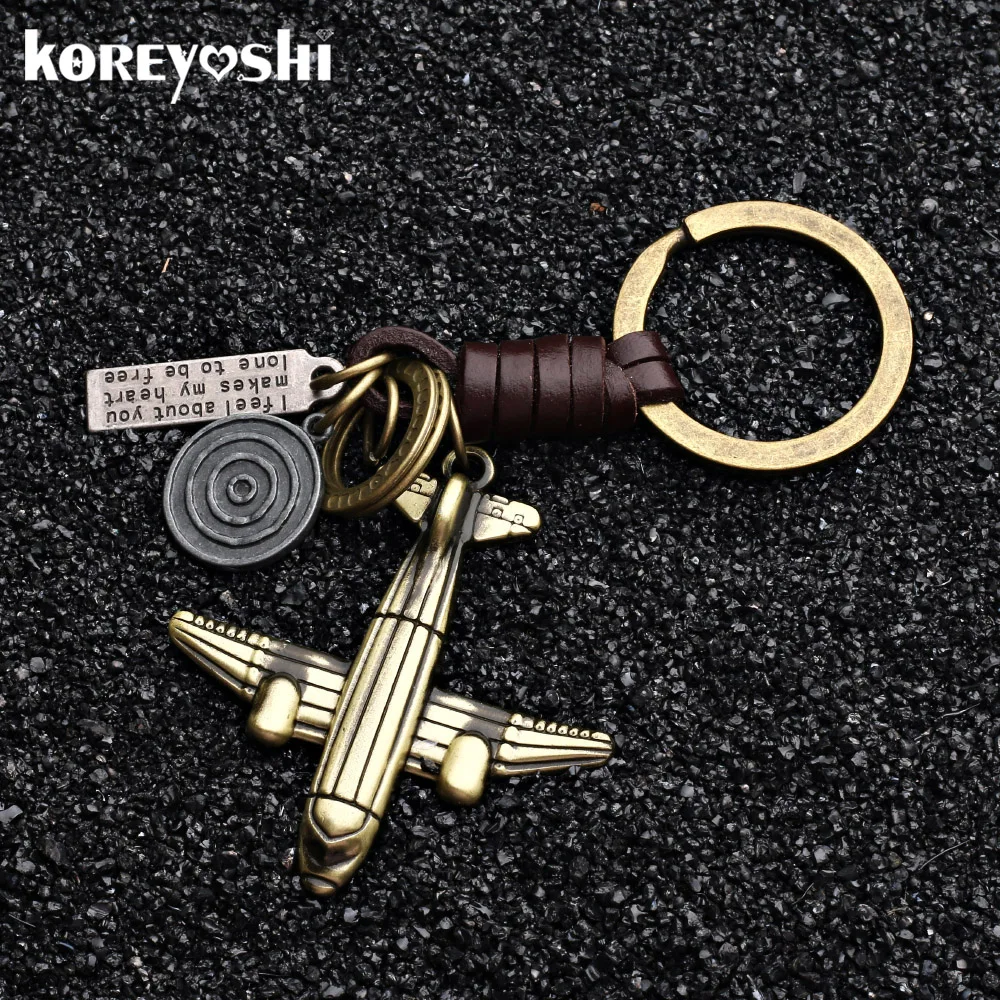

2019 airplane aeroplane model keychain key ring plane aircraft key chain key holder creative chaveiro portachiavi llaveros hombr