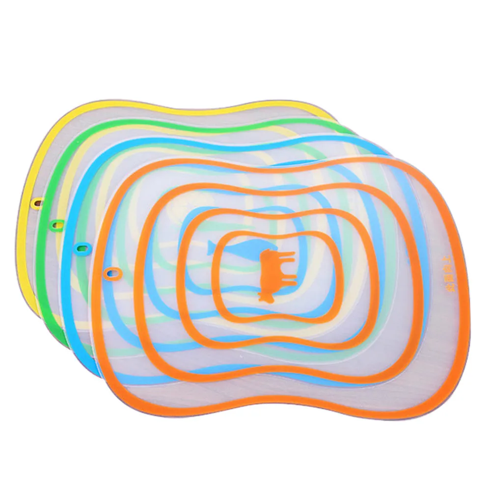 1 шт. пластиковая разделочная доска нескользящая матовая кухонная разделочная доска инструменты для овощей и мяса кухонные принадлежности разделочная доска
