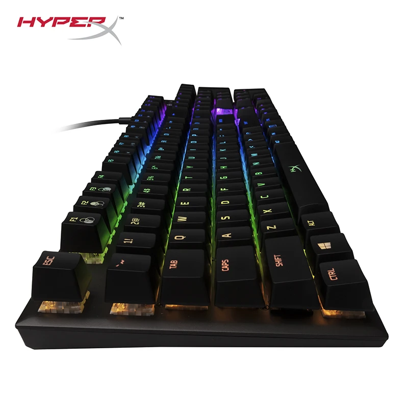Игровая клавиатура HyperX Alloy FPS RGB Kailh серебристые скоростные переключатели с ультра