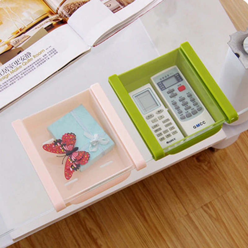 

Hot Sale Fresh Spacer Layer Storage Rack Fridge Storage Box Kitchen Accessories Supplies Pull-out Drawer Fresh Spacer