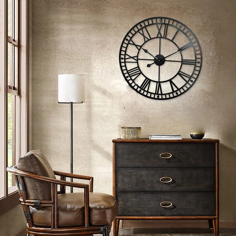 big clock wall mirror wall clock (2)