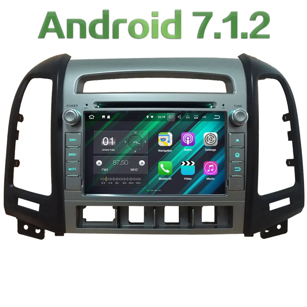 7 Quad Core 2GB RAM Android 7 1 2 WiFi BT 4G Car DVD Player Radio