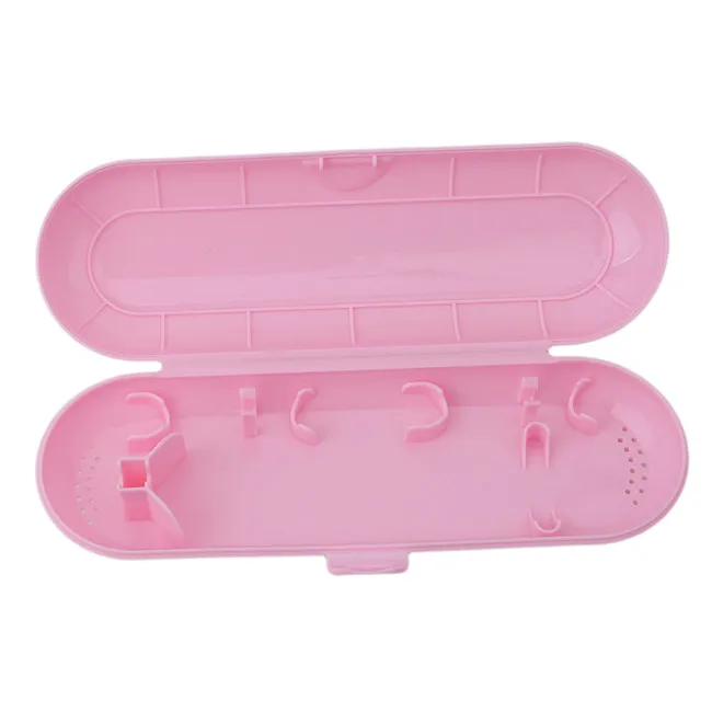 Портативный держатель для зубных щеток аксессуары для ванной комнаты чехол для электрической зубной щетки дорожная коробка для хранения - Цвет: pink