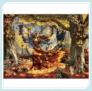 

Cartoon forest fairy,Full Square/Round Drill 5D DIY Diamond Painting 3D Embroidery Cross Stitch Mosaic Home Decor gift YF1275