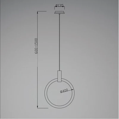 LED Нордик Железные Деревянные Акрил кольцо DIY Светодиодные Лампы.Светодиодные Светильники Люстры Подвесные.Светильники Подвесные Светильники.Светильник Подвесной Светильник. Для Столовой,Фойе и Спальни - Цвет корпуса: Dia40cm