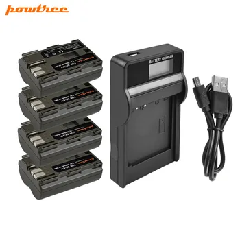 

Powtree For Canon BP-511 BP 511 BP511 BP511A 7.2V 2800mAh Digital Camera Battery + LCD Charger For 300D 5D 30D 40D G6 90IS