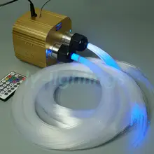 Мерцание звезд волоконные оптические фары led light engine+ 600 шт. x 3 м PMMA оптических волокон беспроводной пульт дистанционного RGBW цветной потолочный светильник