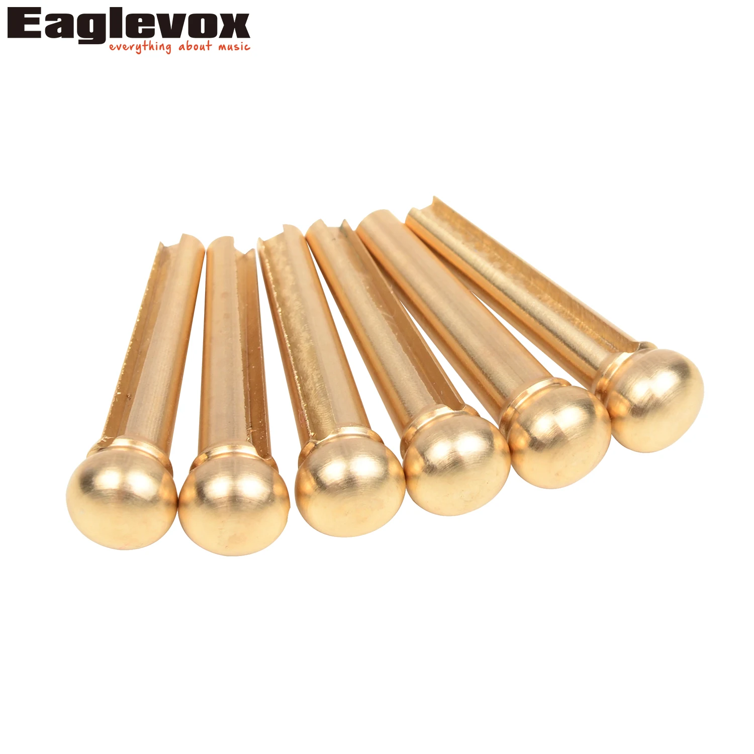 12 pcs Guitar Bridge Pin Brass With Electric 28mm Length 5.1mm Biggest