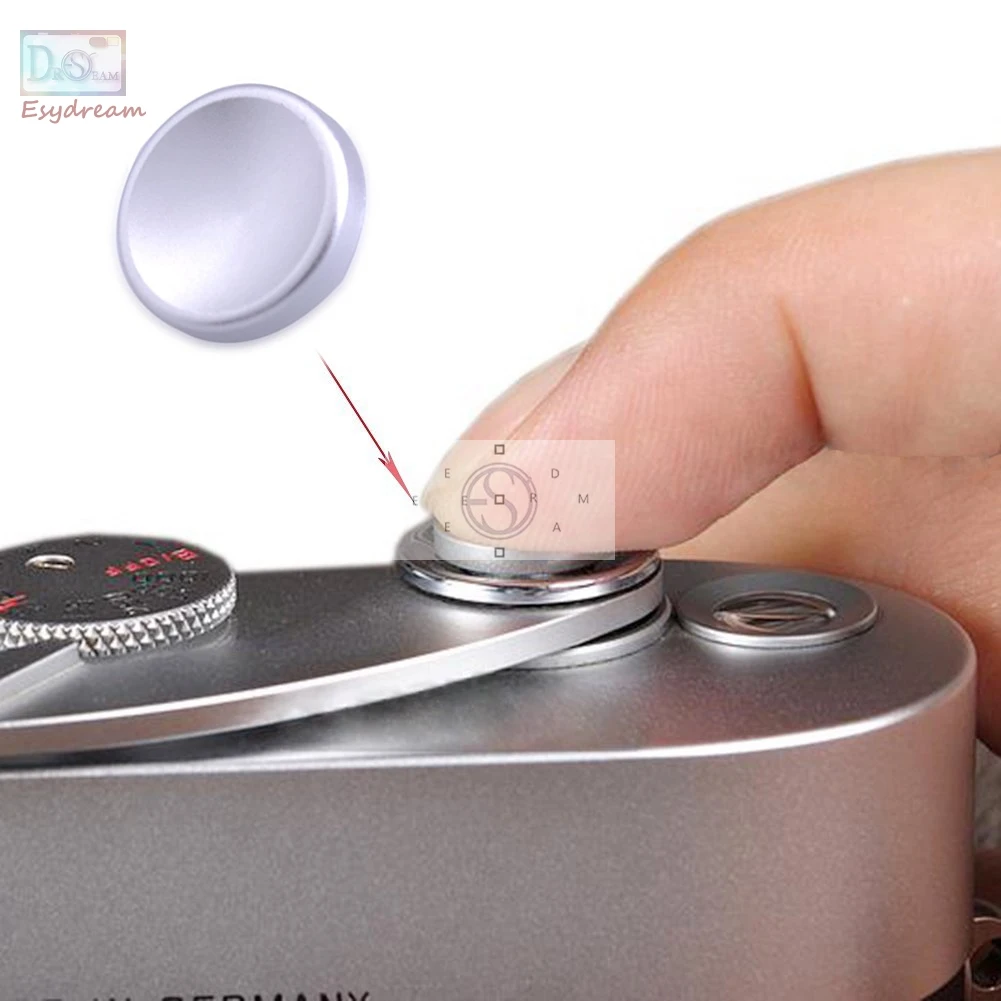 4x 10mm Concave Metal Shutter Release Button for X100 X10 X-Pro1 M8 M9 X-E1 X-E2