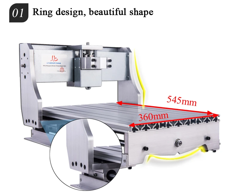 YOOCNC ШВП деревянный маршрутизатор рамка cnc 3040 для фрезерного станка с ЧПУ Запчасти