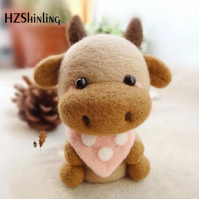 MIUSIE Cute Animal Felt Kit Non Finished DIY Felting Materials Handmade DIY  Craft Plush Doll Wool Felt Material Set - AliExpress