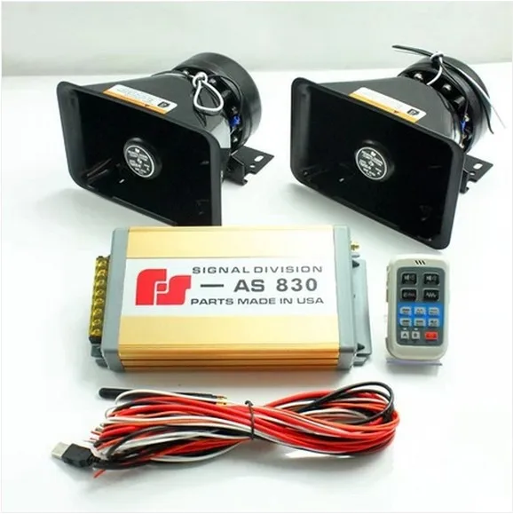 Car Styling 400W AS830 Electronic Horn Car Alarm Siren 11 Tone