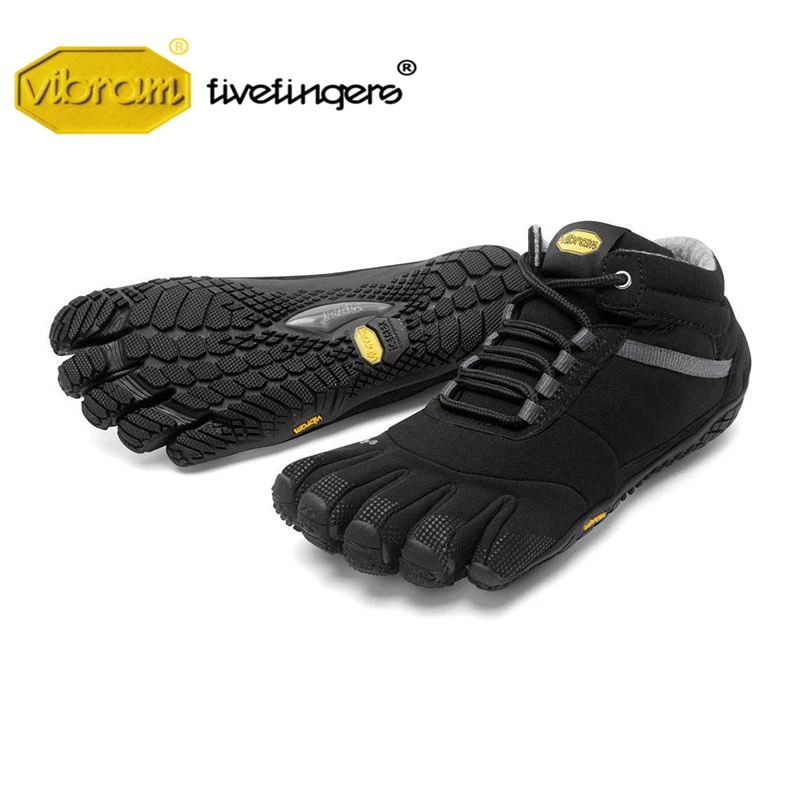 Vibram Fivefingers Trek Ascent изолированные мужские кроссовки для спорта на открытом воздухе зимняя теплая шерстяная тренировочная походная альпинистская обувь