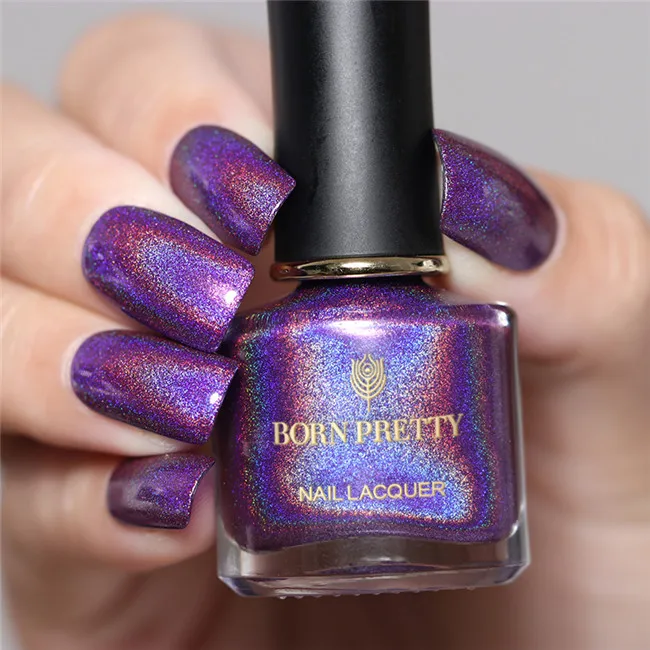 BORN PRETTY Holo flowresh серия лак для ногтей 6 мл Голографический лазерный лак для ногтей сияющий блеск лак для ногтей полуперманентное масло - Цвет: Medusa s eye