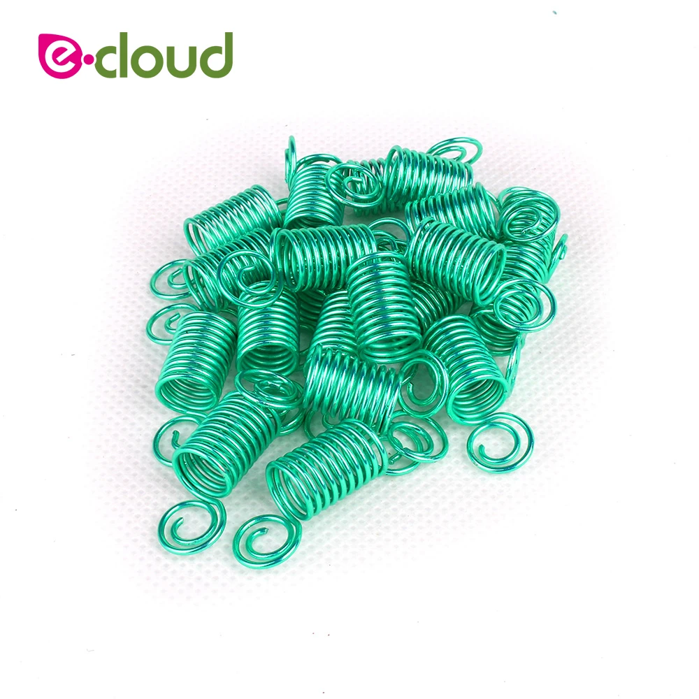 20Pcs/Lot Hair Accessory Cuff Clips for Braids Hair Extension Mixed Color Hair Beads Dreadlock Hair Rings Stretch Spiral Shape 20Pcs/Lot Hair Accessory Cuff Clips for Braids Hair Extension Mixed Color Hair Beads Dreadlock Hair Rings Stretch Spiral Shape