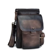 Модная оригинальная кожаная многофункциональная Повседневная дизайнерская сумка через плечо, сумка-мессенджер, набедренная сумка, поясная сумка 8302-db