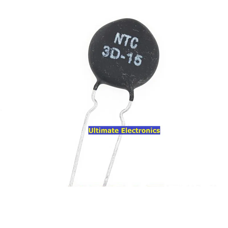 

50pcs Thermistor NTC3D-15 3D-15 3D15 15MM Diameter Negative Temperature coefficient