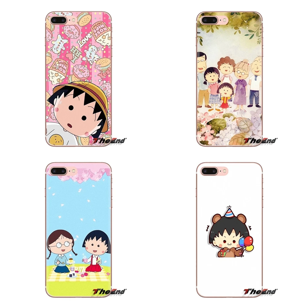 Мягкие прозрачные чехлы для Samsung Galaxy A3 A5 A7 A9 A8 Star A6 Plus 2018 2015 2016 2017 Chibi Maruko Chan Japan |