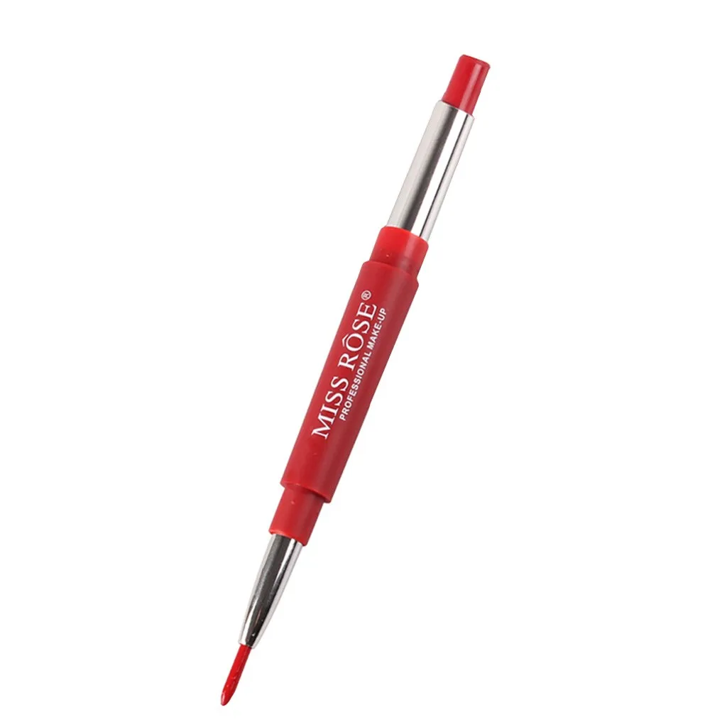 MISS ROSE двусторонний прочный липлин водонепроницаемый карандаш для губ maquillage матовая помада двойной концевой карандаш для губ#30