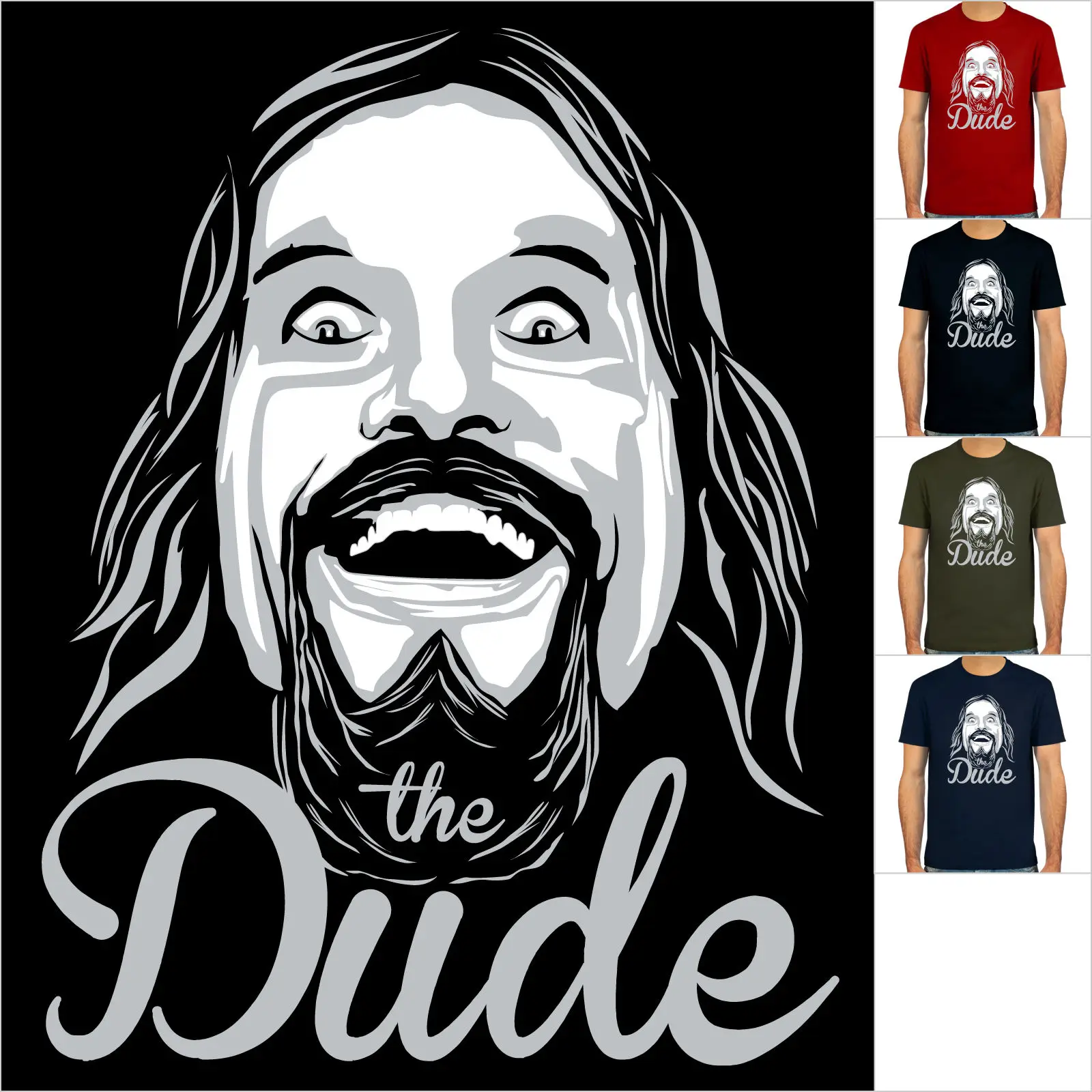 Парень футболка нет S-XXL! (Kultfilm The Big Lebowski Jeff Bridges) крутая Повседневная с гордостью