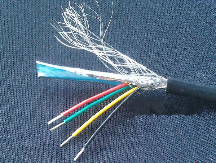 

Fast Free Ship by DHL/EMS 100m/roll 4 Core shielded wire RVVP4*0.2 square sheathed lines signal wire RVVP control line