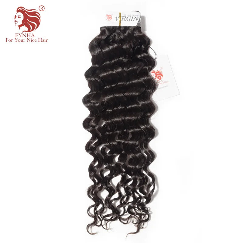 [FYNHA] Peruvian Virgin Hair Bouncy Curly 100% Human Hair Bundles 12-28inch Free Shipping