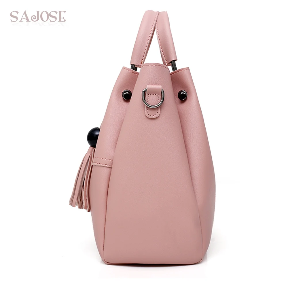 Композитная женская сумка высокого качества, дизайнерские сумки, женские сумки через плечо для женщин, женские розовые сумки через плечо с кисточками