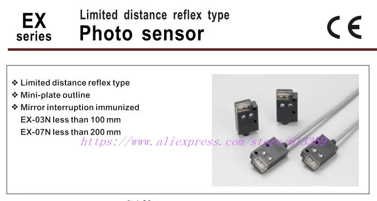 EX-03N EX-07N FOTEK ограниченная дистанция рефлекторный фотоэлектрический переключатель сенсор оригинальный и аутентичный