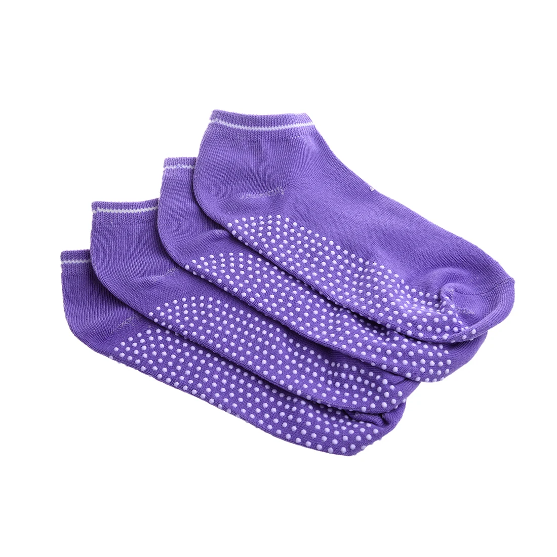 Лидер продаж 2 пары носки с нескользящей массажные гранулы для женщин-фиолетовый