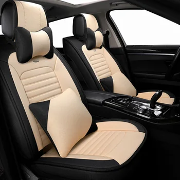 

Automobiles universal Flax auto seat covers for Hyundai Elantra Sonata Genesis Accent Avante IONIQ I40 I30 Azero Grand-SantaFe