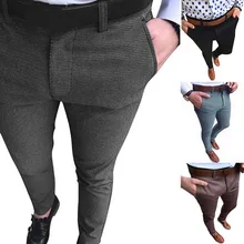 Прямая MoneRffi Европа и новые взрывные модели сплошной цвет подходят удобные брюки мужской костюм брюки