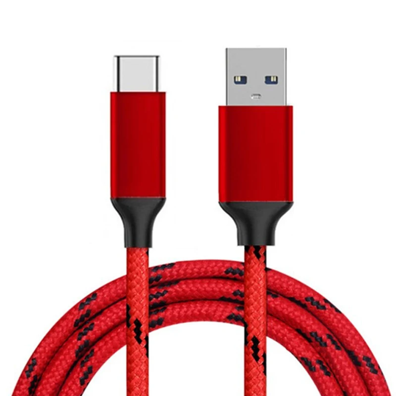 

USB3.0 To Type-c Nylon Braided Fast charging Data Cable Male To Male For Samsung S9 S8 Note 8 For Xiaomi mi6 For huawei Adapter