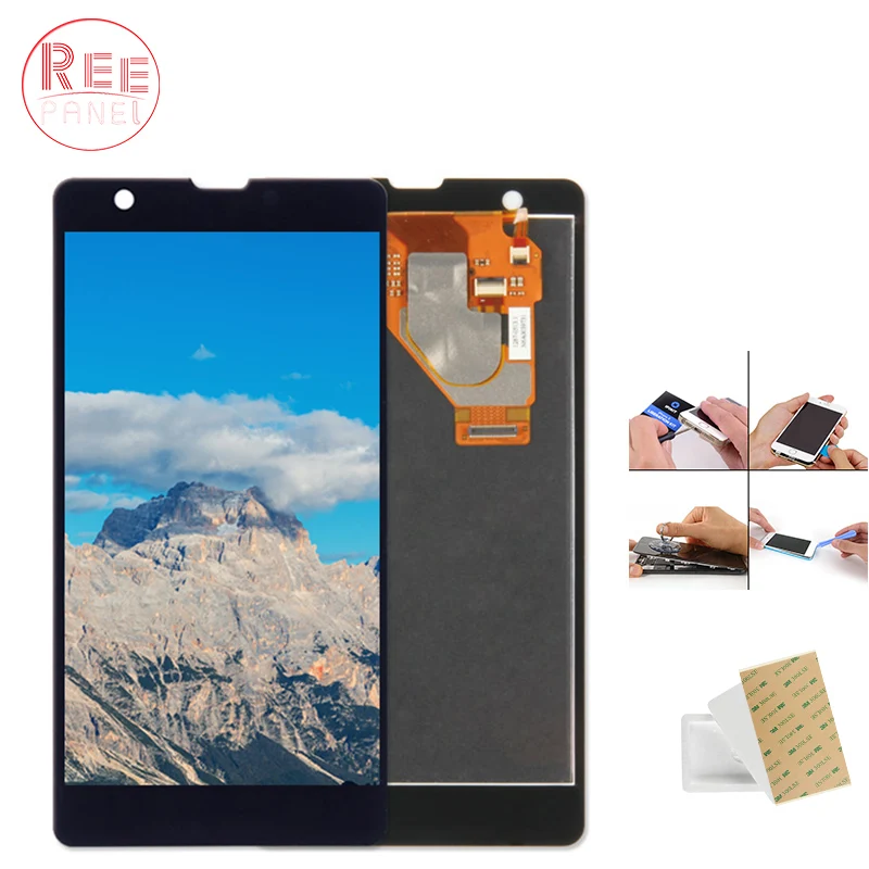 Original 4.6'' Display For SONY Xperia ZR Display Touch