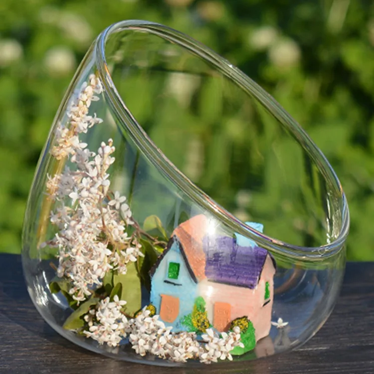 

DIY Hydroponic Plant Flower Container Hanging Glass Vase Planting Sphere Style Home Office Party Christmas Decoration