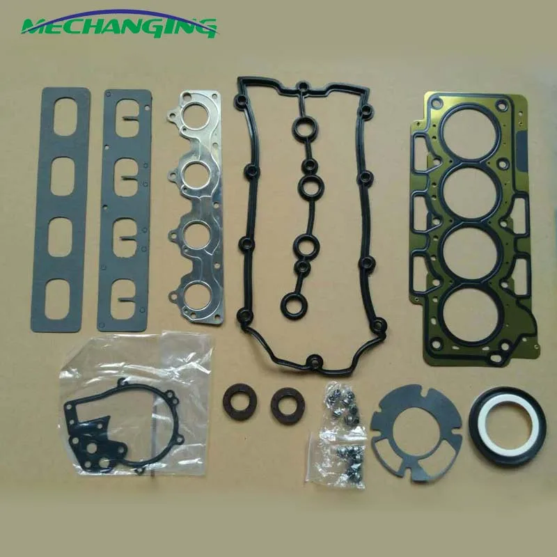 

For CHERY A3 OR TIGGO 1.6L Engine Gasket SQR481F 481H Car Accessories Full Gasket Set Overhaul Package 481H-1000AA
