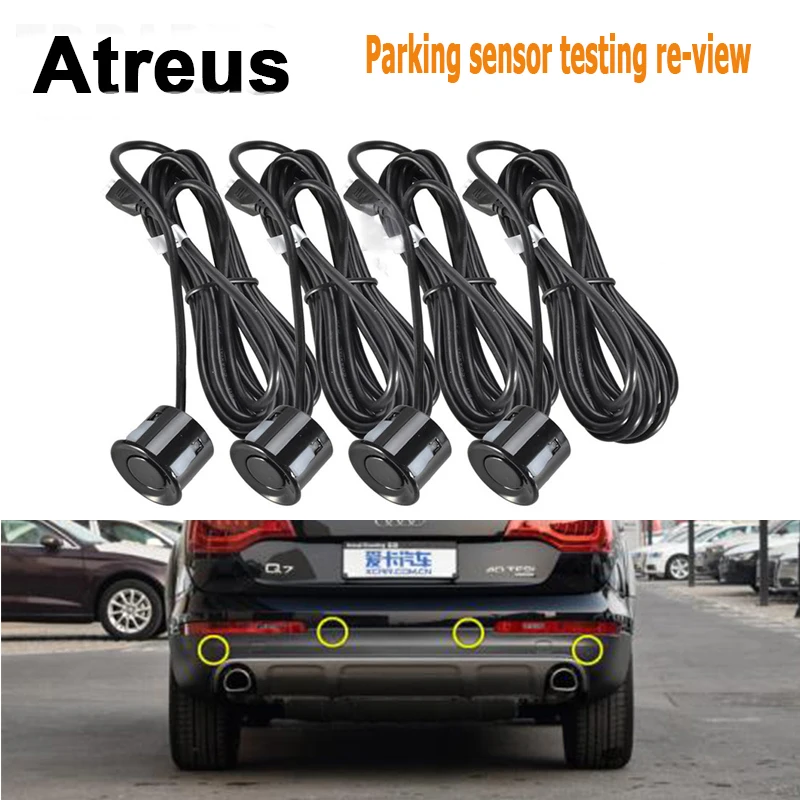 Датчик парковки Atreus 4 шт. монитор с зондом заднего хода для Lexus Honda Civic Opel astra h j Mazda Kia