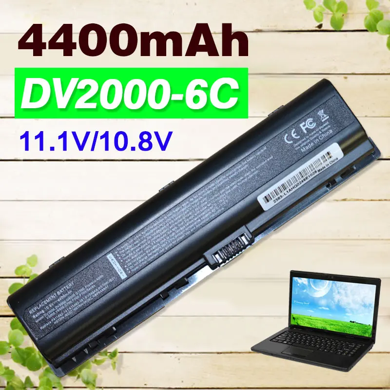 laptop Battery 4400mAh for HP COMPAQ Presario V3000 V6000 A900 C700