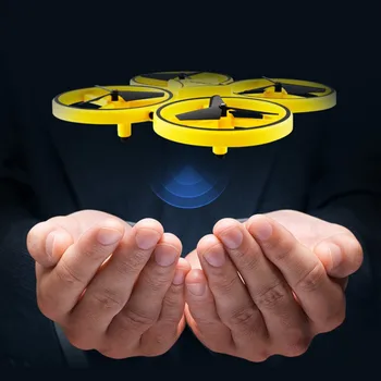 

Rechargeable Gravity Sensor RC Drone, 50M Distance/360 Degree Rotation Smart Watch Gesture Control Interactive Quadcopter
